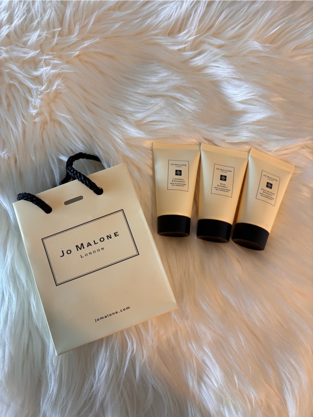Jo Malone Trio Lime Basil & Mandarin, Wild Bluebell & English Pear & Freesia